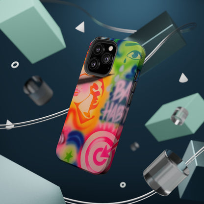 MagSafe „schlechte Angewohnheiten“ Airbrush iPhone Hülle