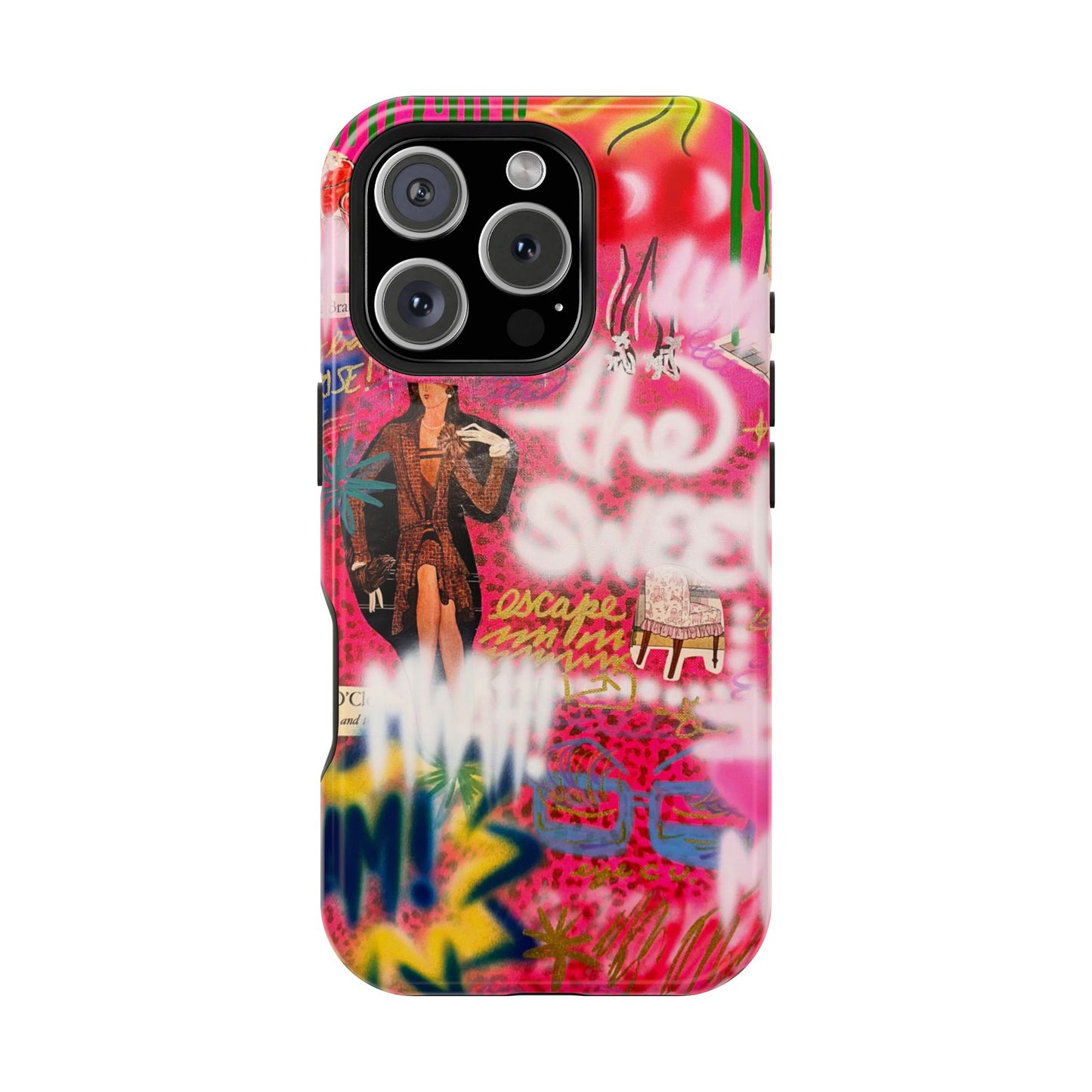 MagSafe "Sweet Escape" Airbrush iPhone Hülle