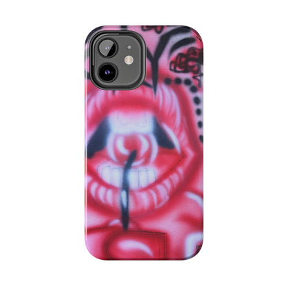 "be happy go lucky" airbrush iPhone case