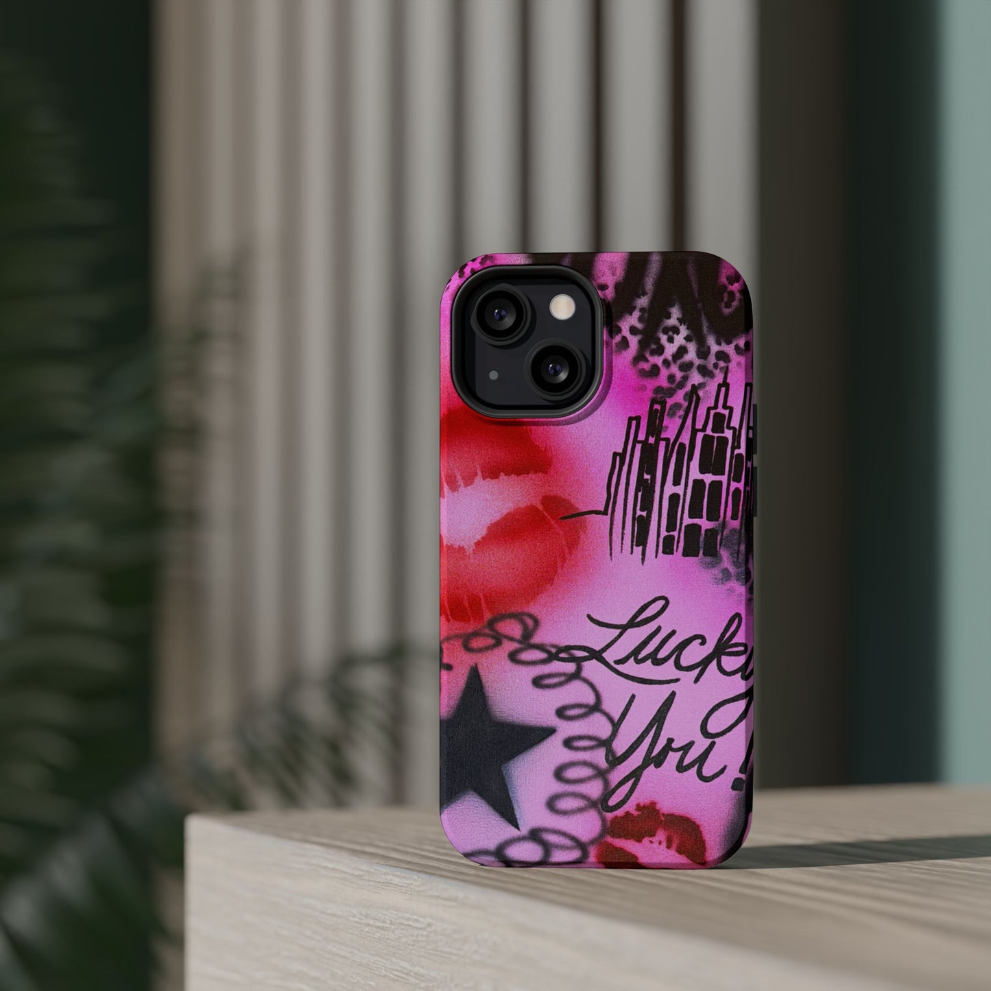 MagSafe "ulterior motive" airbrush iPhone case