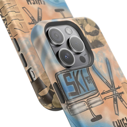 MagSafe „high in the clouds“ Airbrush iPhone Hülle