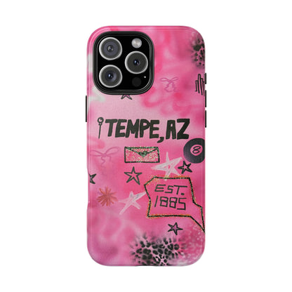 "tempe, az pt. 2" airbrush iPhone case