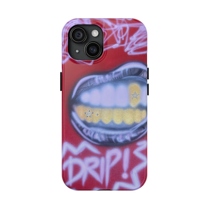 "tooth drip" airbrush iPhone case