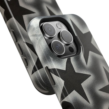 MagSafe "chrome stars" airbrush iPhone case