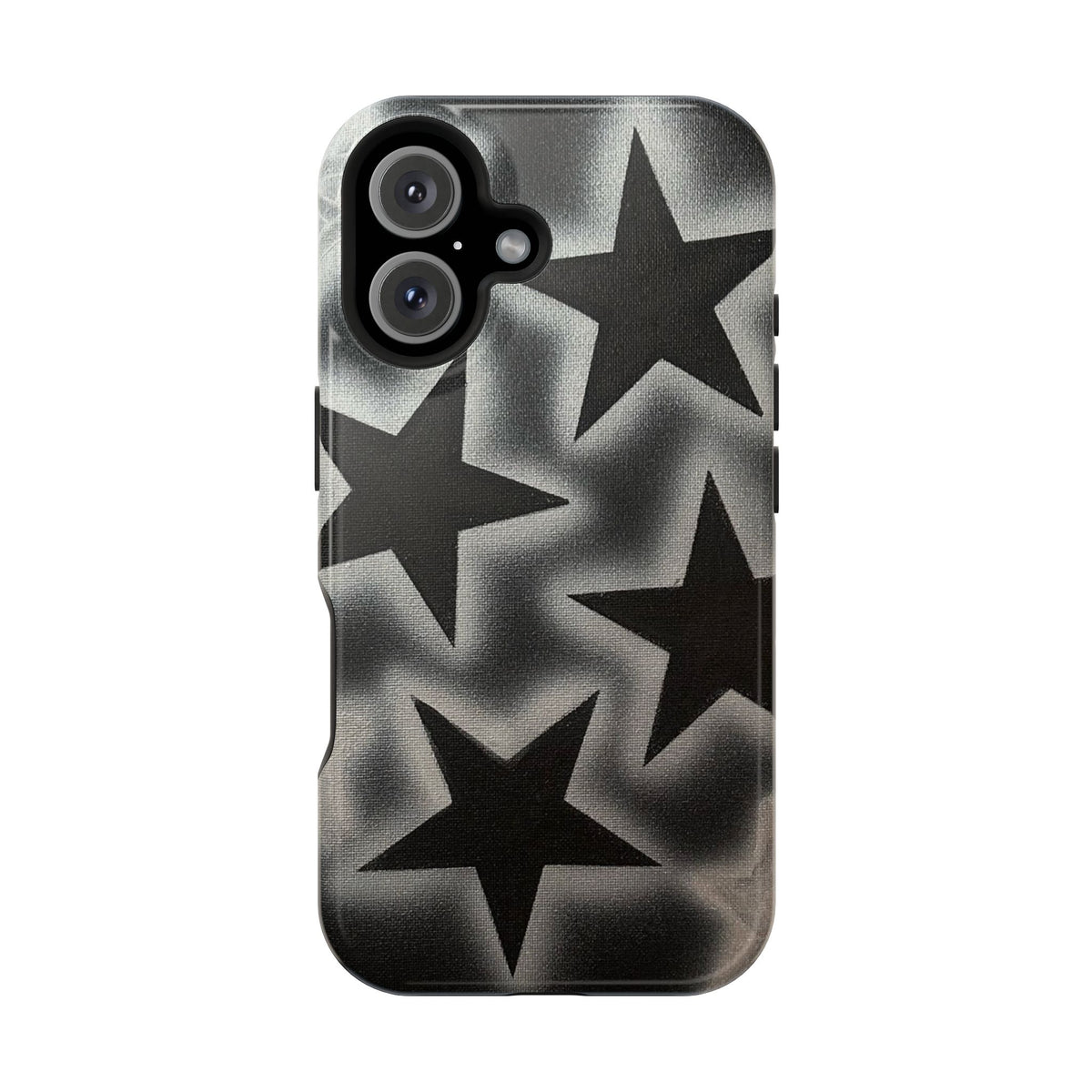 MagSafe "chrome stars" airbrush iPhone case