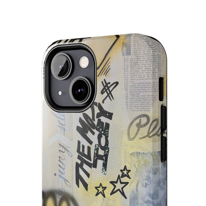 "golden glacier" airbrush iPhone case