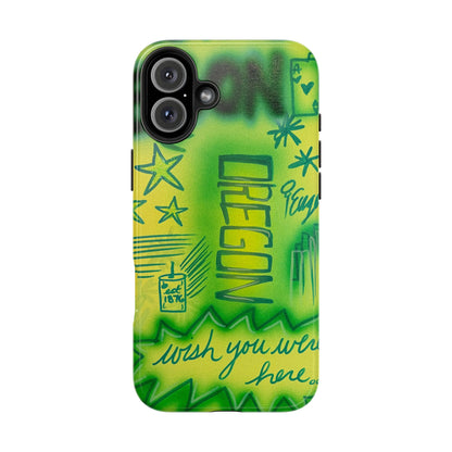 "oregon" airbrush iPhone case
