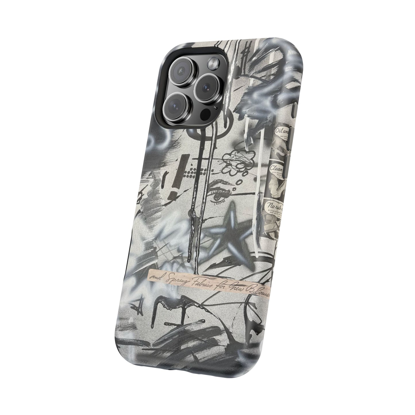 MagSafe "monochrome mood" airbrush iPhone case
