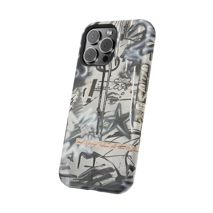 MagSafe "monochrome mood" airbrush iPhone case