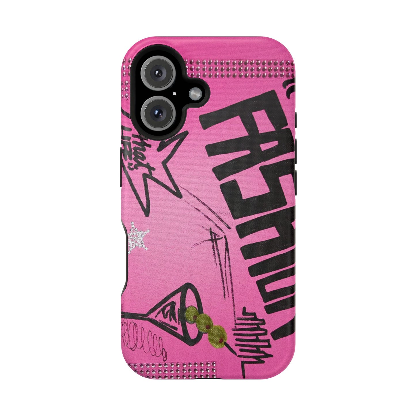 MagSafe "high fashion pt. 2" airbrush iPhone case