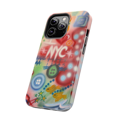 "i <3 NYC" airbrush iPhone case
