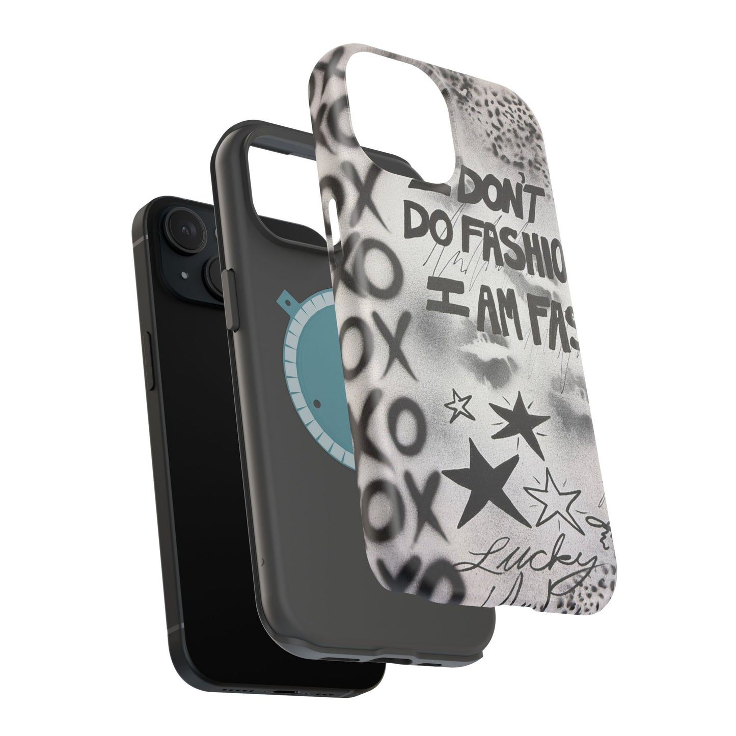 MagSafe "i am fashion" airbrush iPhone case