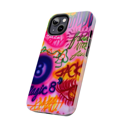 "colorful chaos" airbrush iPhone case