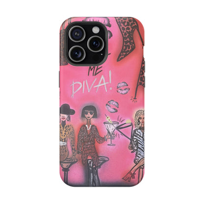 MagSafe "party diva" airbrush iPhone case