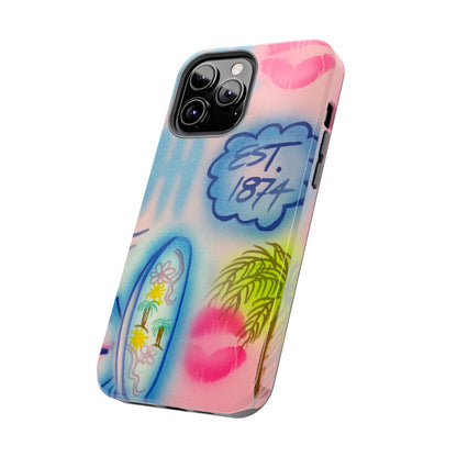 "in the wave" airbrush iPhone case