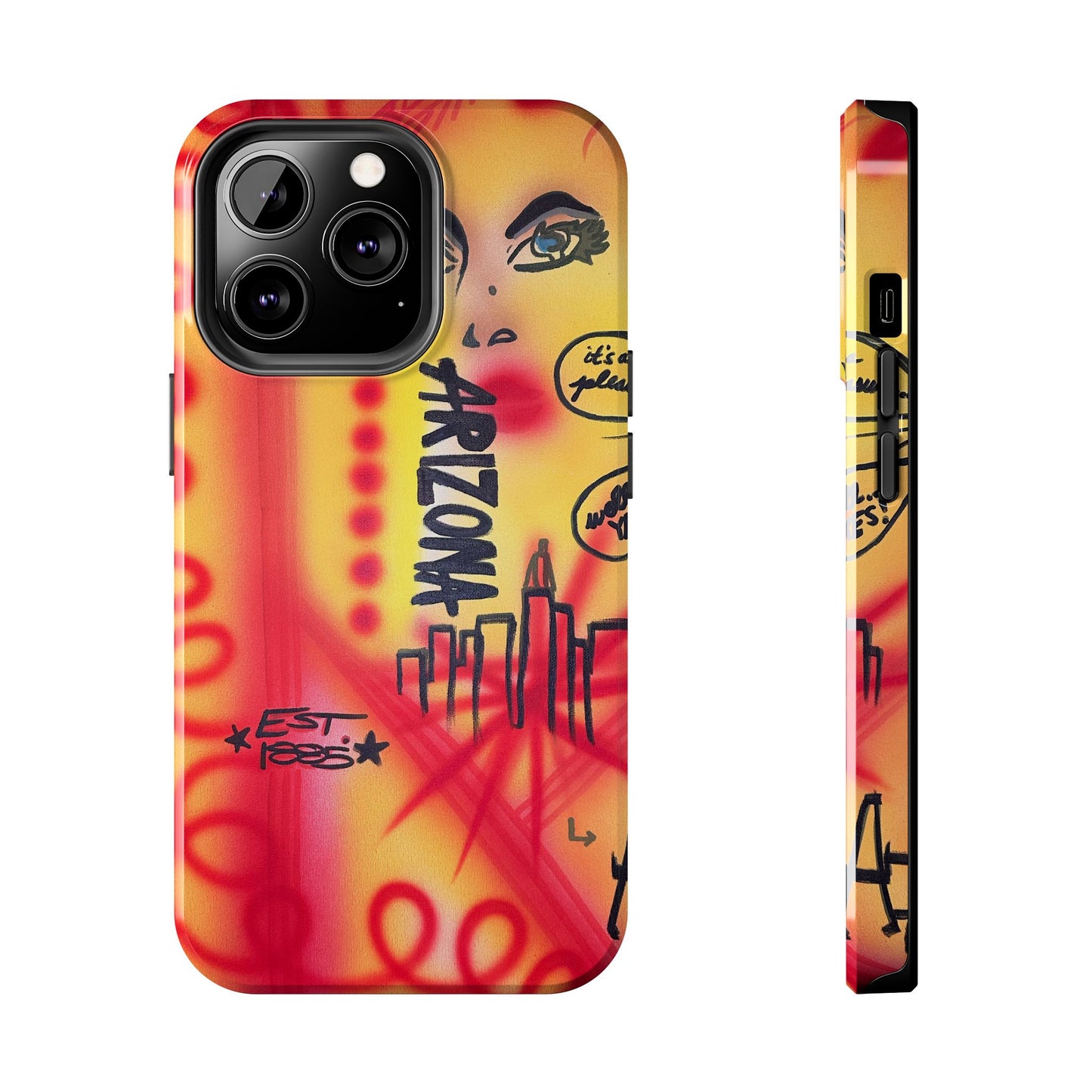 "arizona state university" airbrush iPhone case