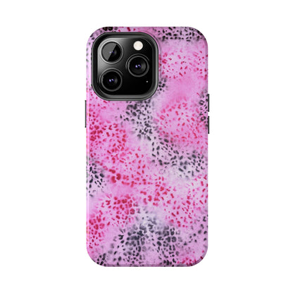"pink cheetah pt. 2" airbrush iPhone case