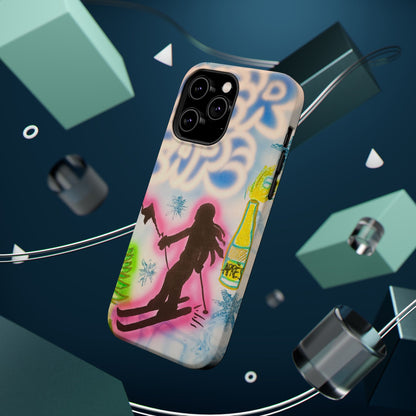 MagSafe "winter escape" airbrush iPhone case