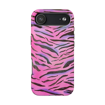 "glitter zebra" airbrush iPhone case