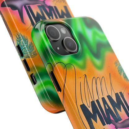"miami, fl" airbrush iPhone case