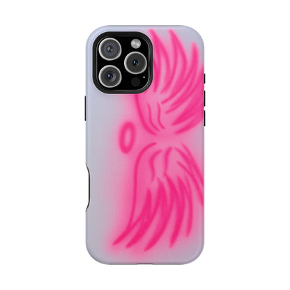 MagSafe "angel wings" airbrush iPhone case