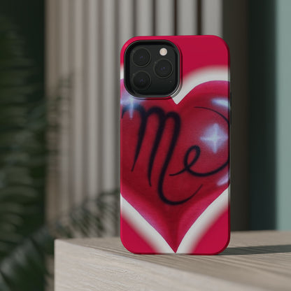 MagSafe "i <3 me" Airbrush iPhone Hülle