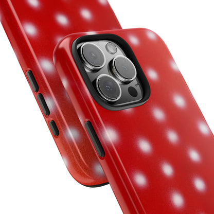 "cherry crush polka dot" airbrush iPhone case