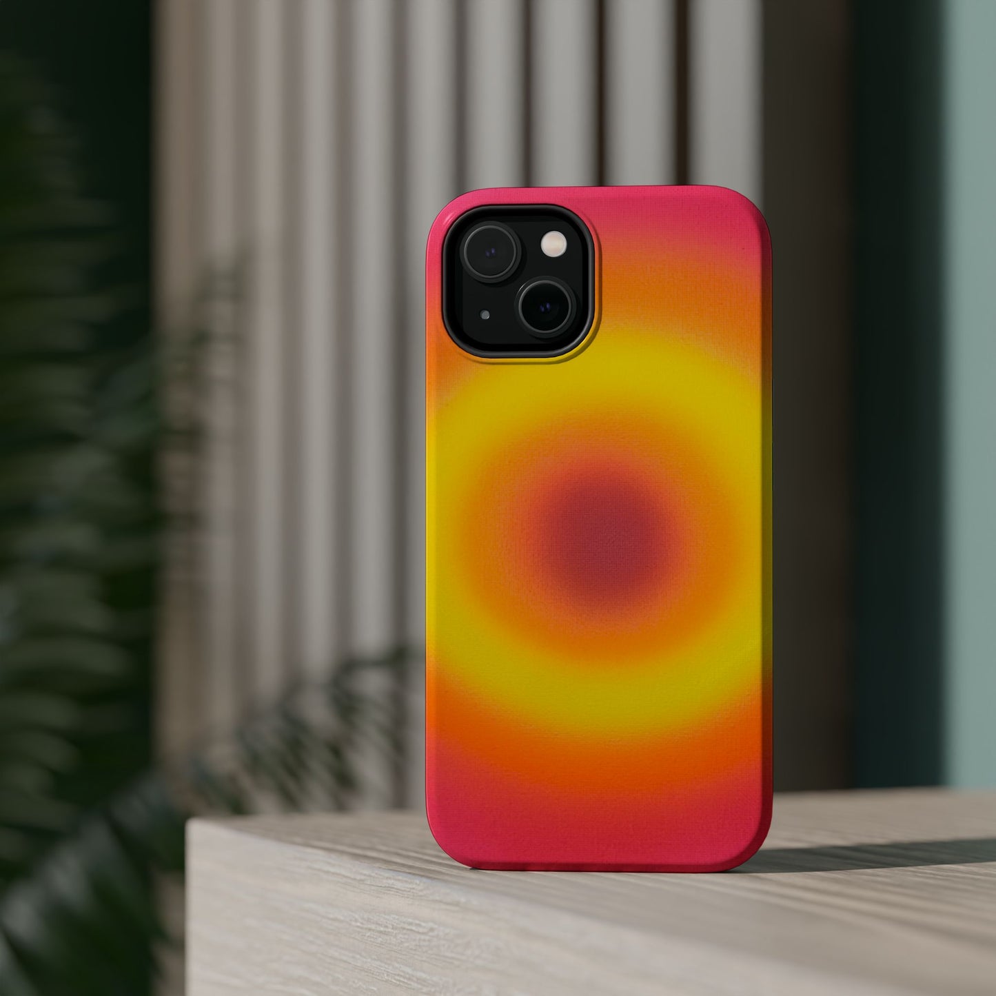 MagSafe "Pink Lemonade Aura" Airbrush iPhone Case