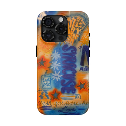"syracuse" airbrush iPhone case