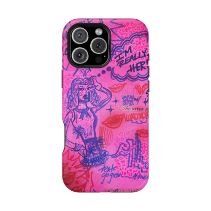 MagSafe "really HER" Airbrush iPhone-Hülle