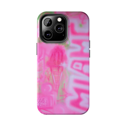 "sunset sorbet" airbrush iPhone case