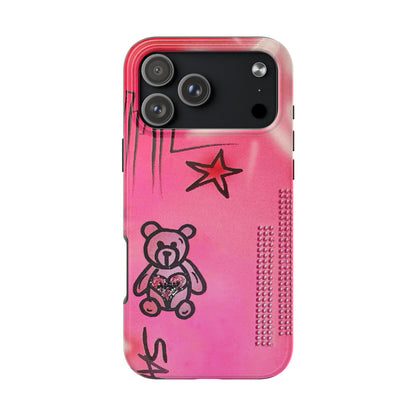 "teddy bear" airbrush iPhone case