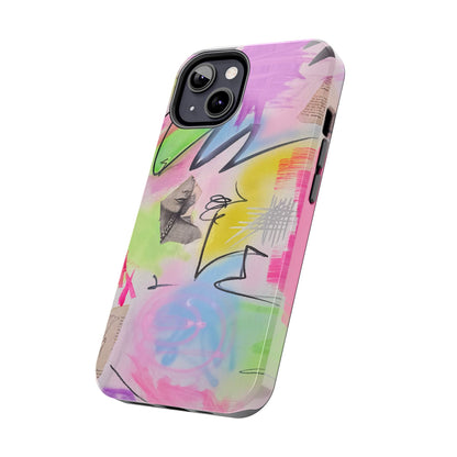 "pastel static" airbrush iPhone case
