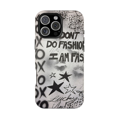 MagSafe "i am fashion" airbrush iPhone case