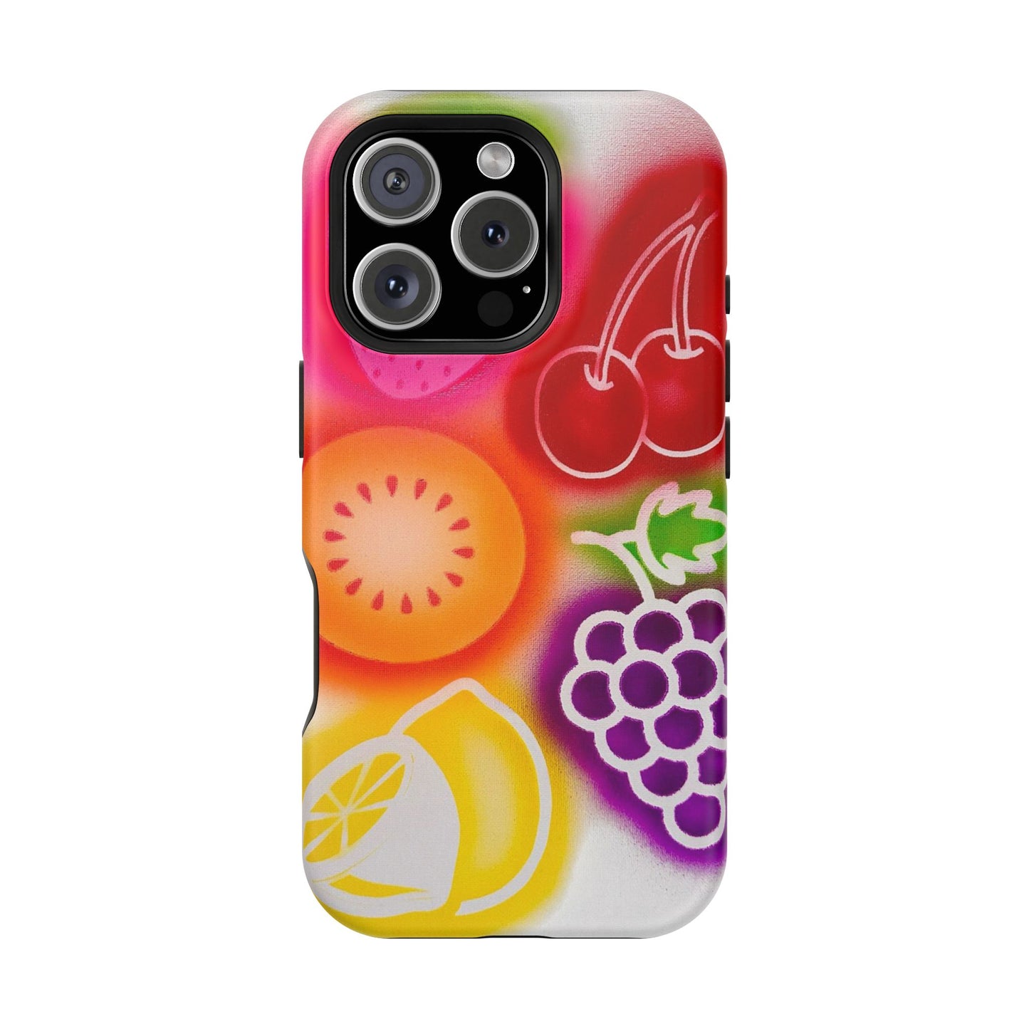MagSafe "Beeren-süß" Airbrush iPhone-Hülle