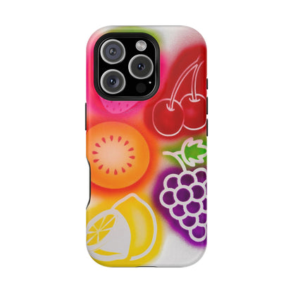 MagSafe "Beeren-süß" Airbrush iPhone-Hülle