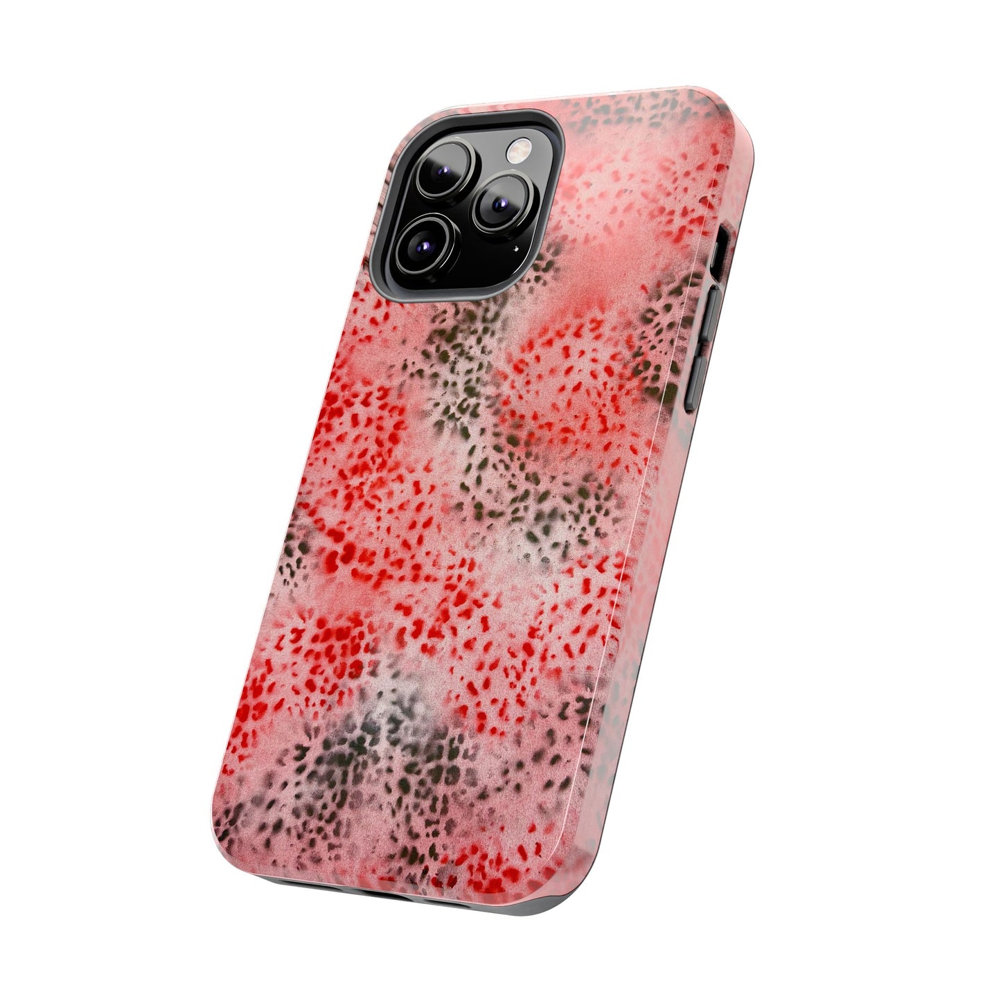 "red cheetah" airbrush iPhone case
