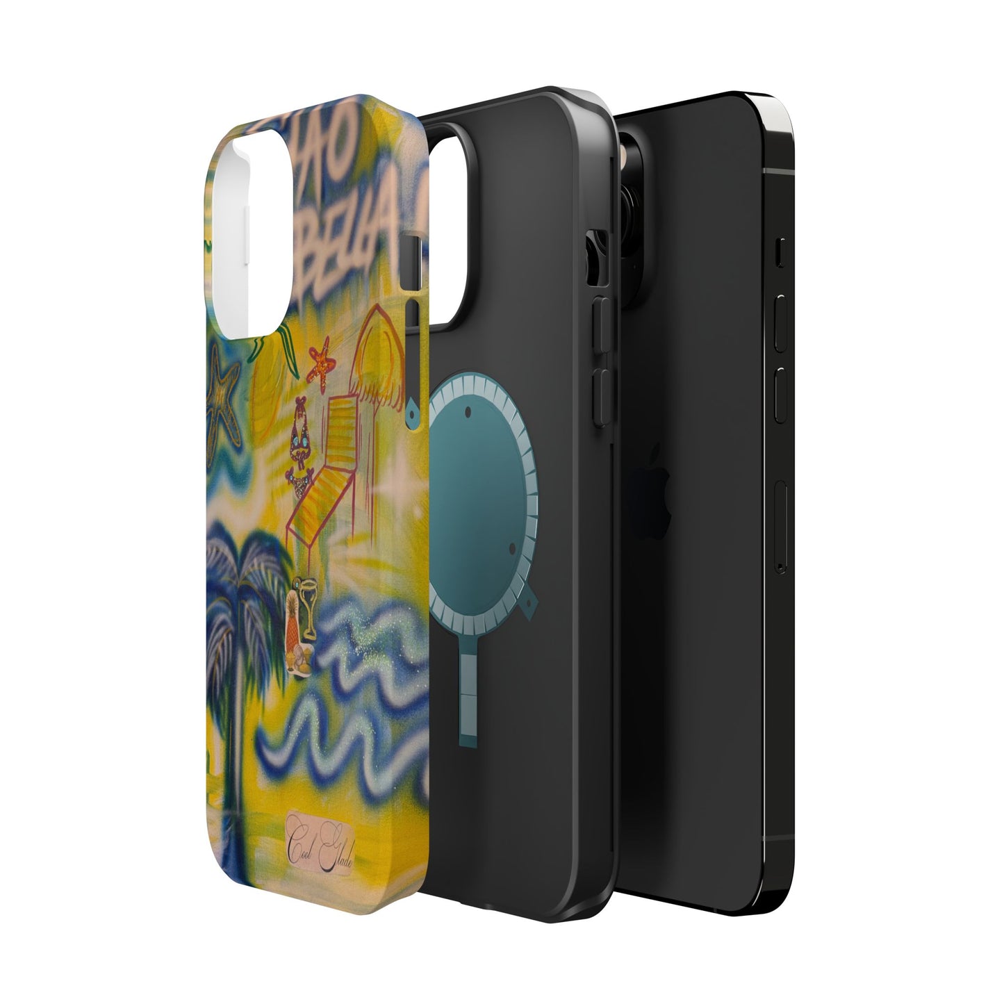 MagSafe "ciao bella" airbrush iPhone case
