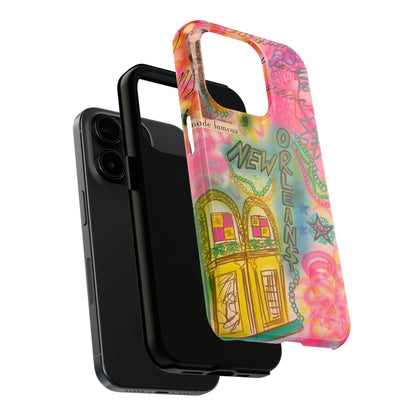 "new orleans, la" airbrush iPhone case
