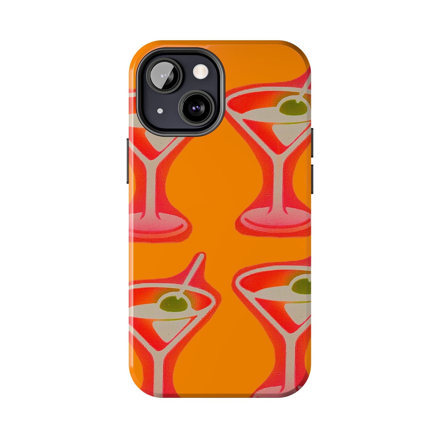 "shaken, not stirred” airbrush iPhone case
