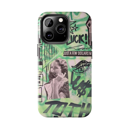 "lust over luck" airbrush iPhone case