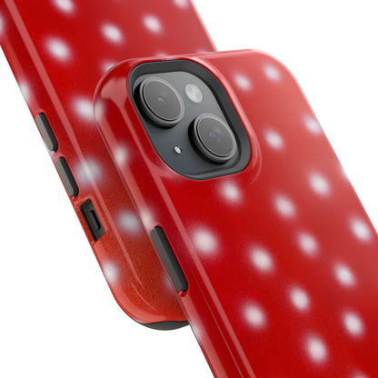 MagSafe "cherry crush polka dot" airbrush iPhone case