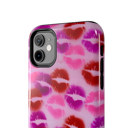 "mwah" airbrush iPhone case
