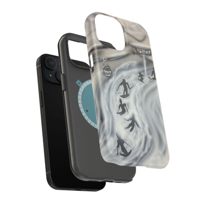 MagSafe "arctic avalanche" airbrush iPhone case