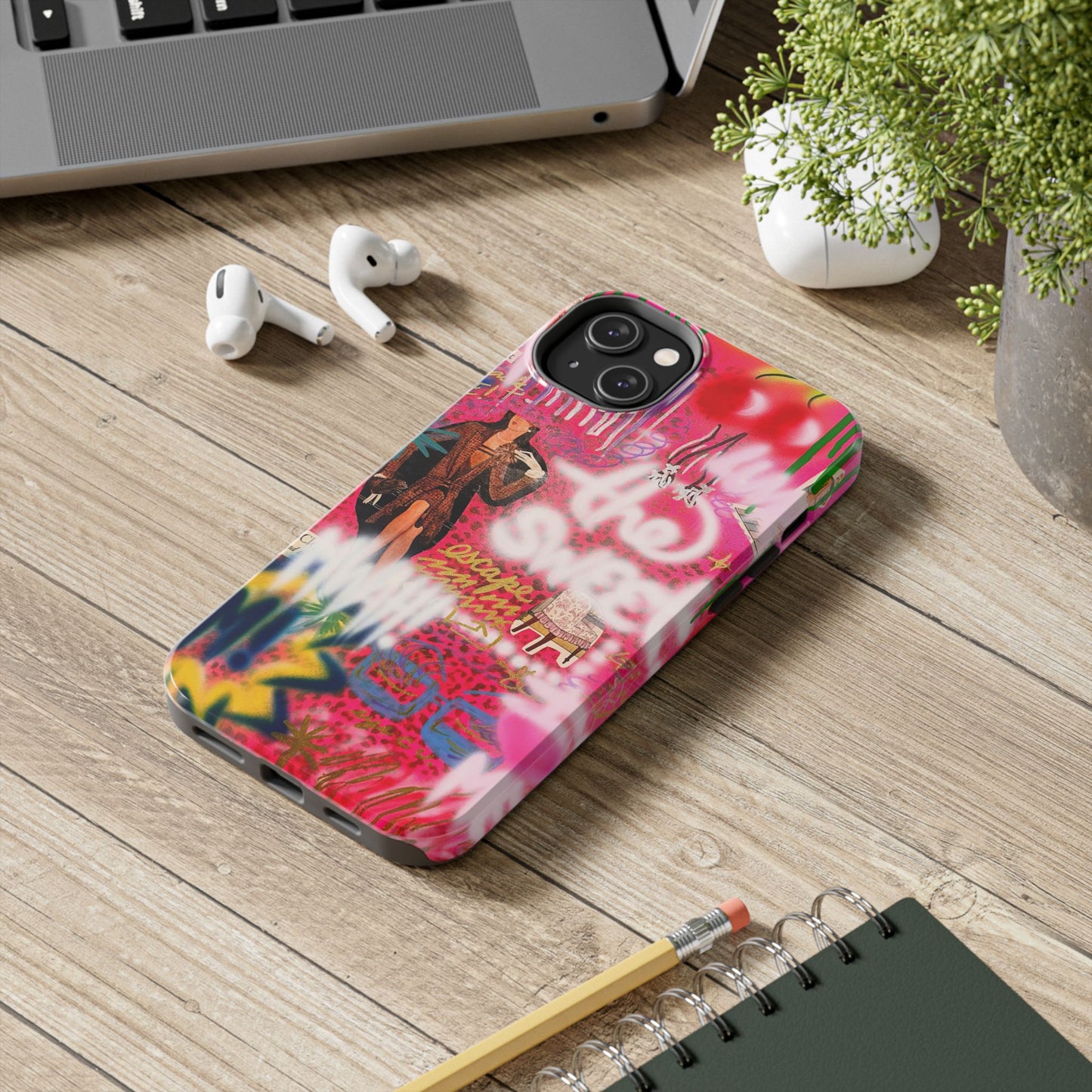 "sweet escape" airbrush iPhone case