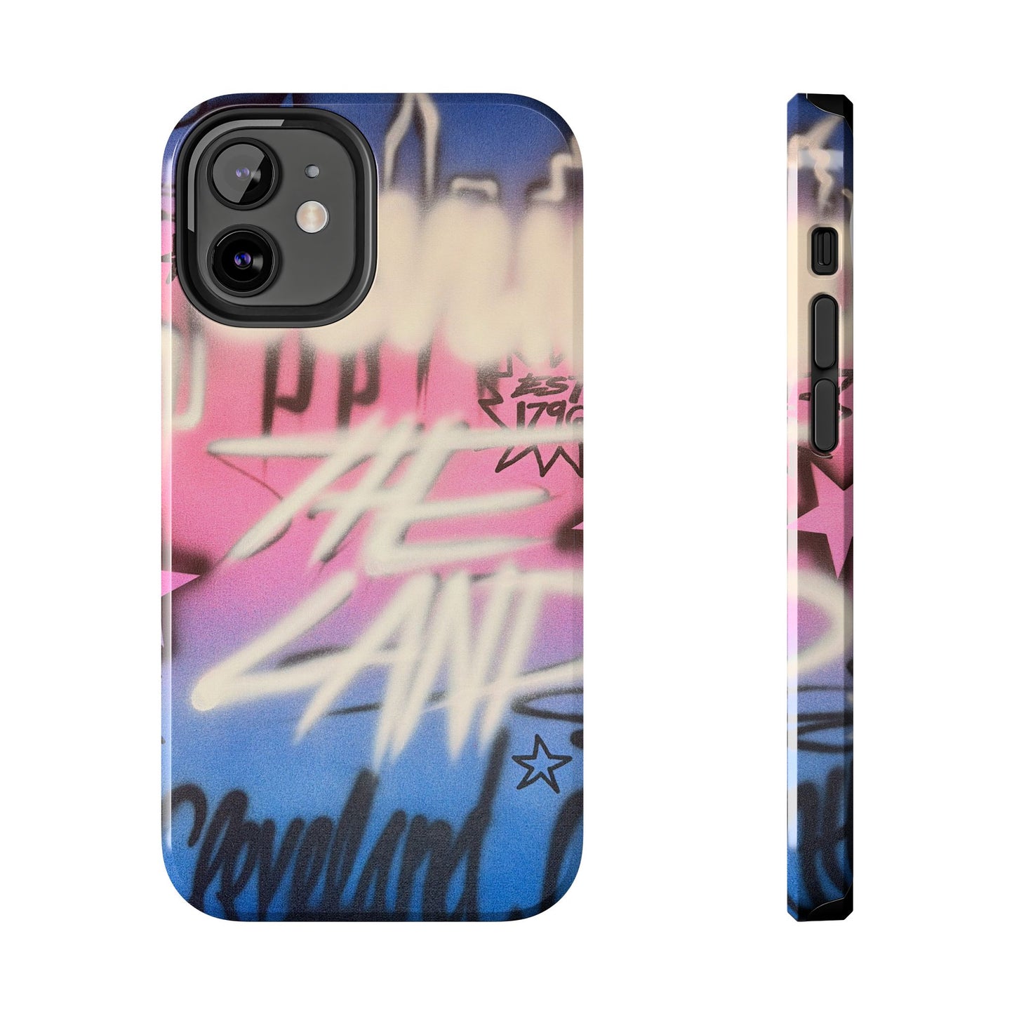 "cleveland" airbrush iPhone case