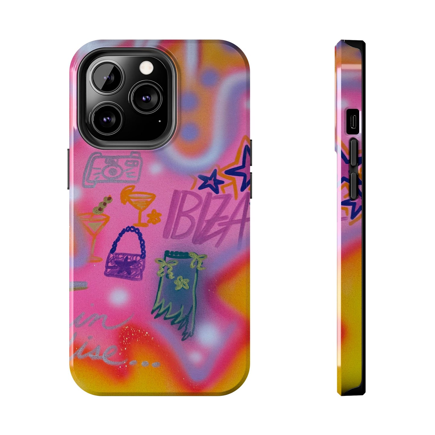 "ibiza" airbrush iPhone case