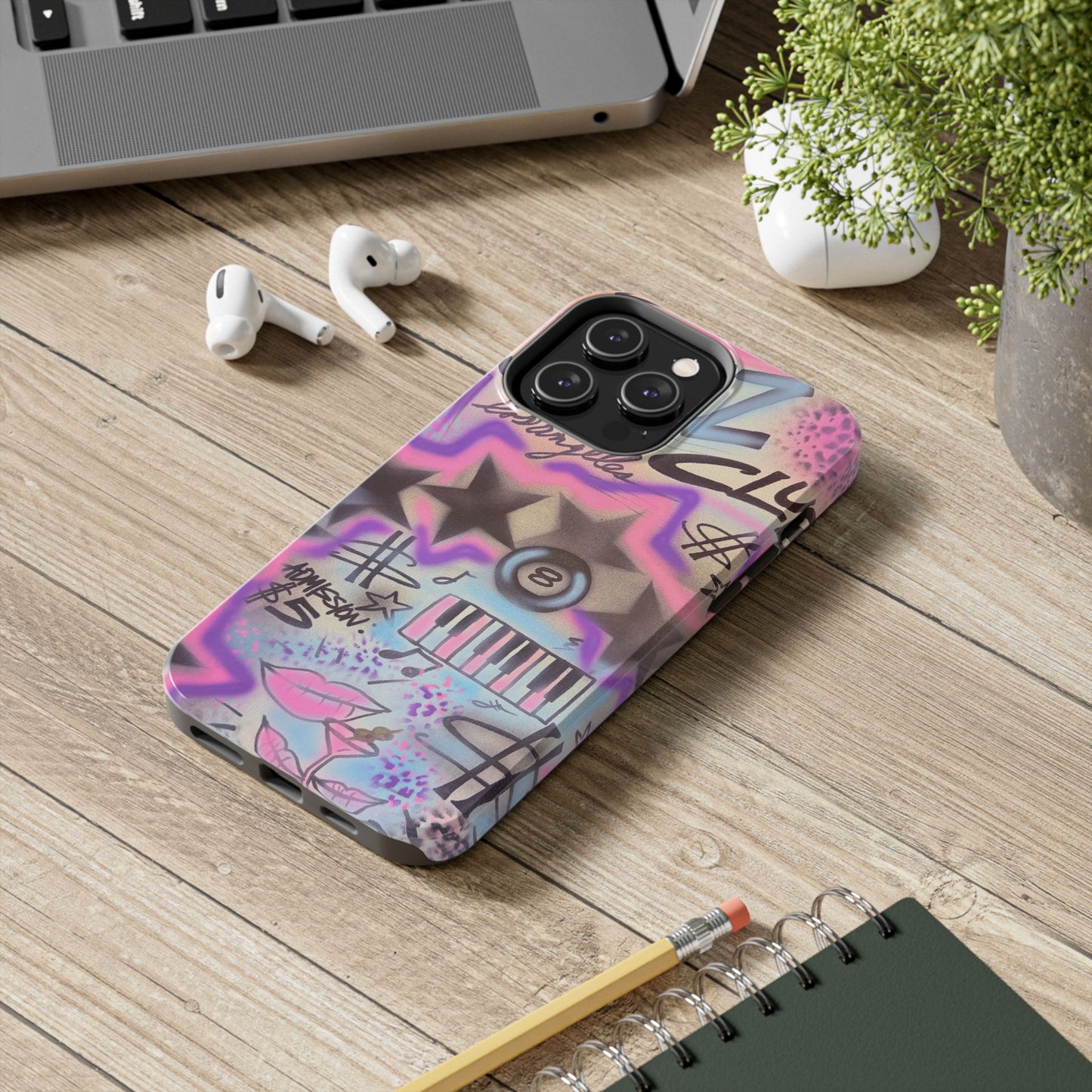 "the jazz club" airbrush iPhone case