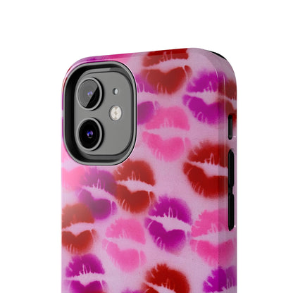"mwah" airbrush iPhone case