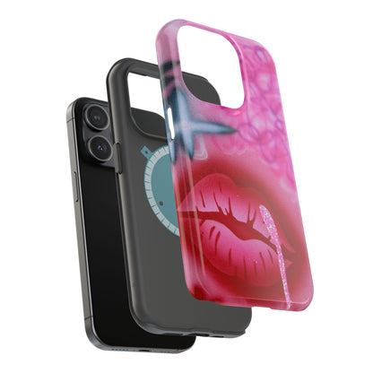 MagSafe limited edition "glitter aura" airbrush iPhone case